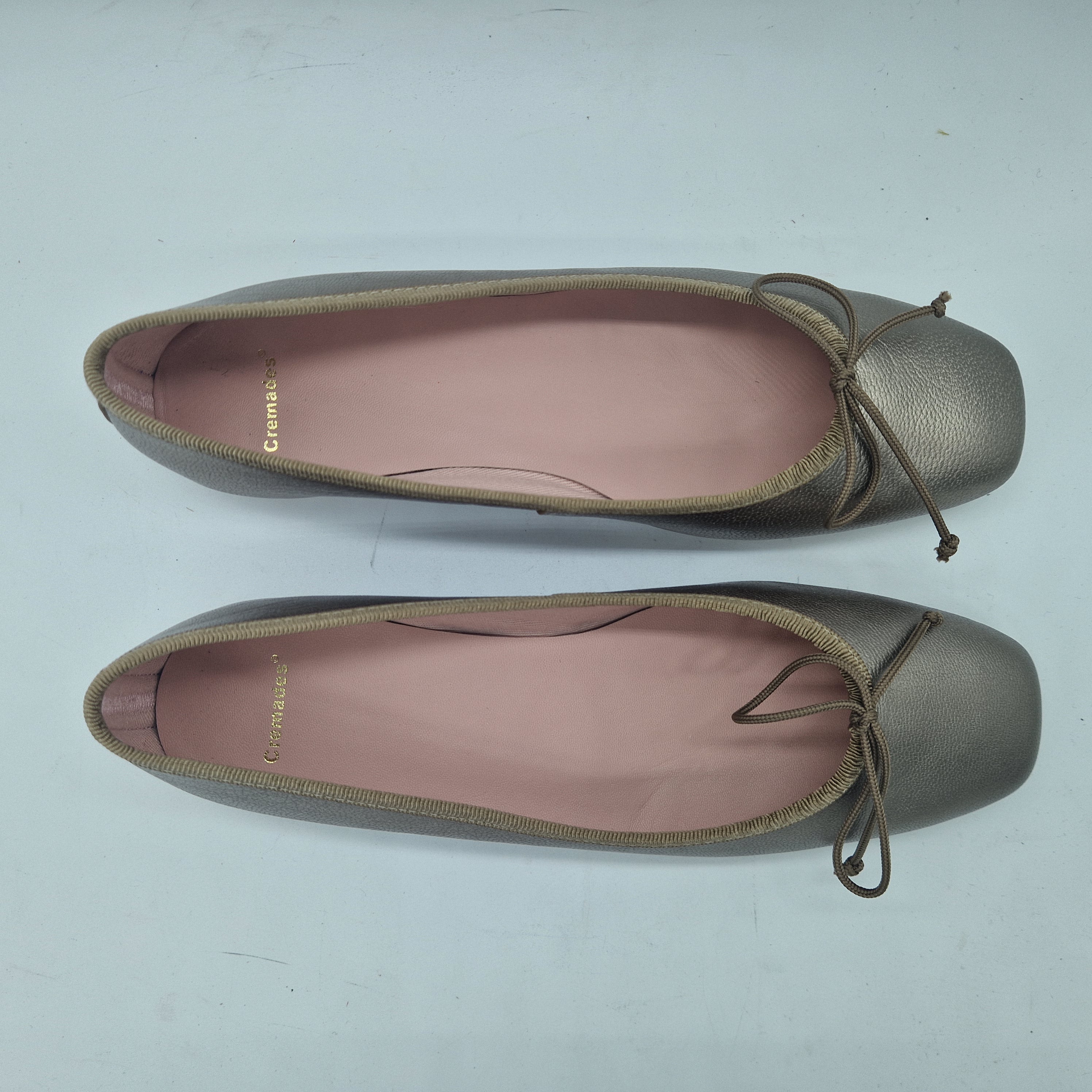 BAILARINA EN PIEL PLATINO - 73460