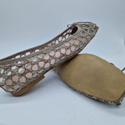 BAILARINA REJILLA CUERO - 73464