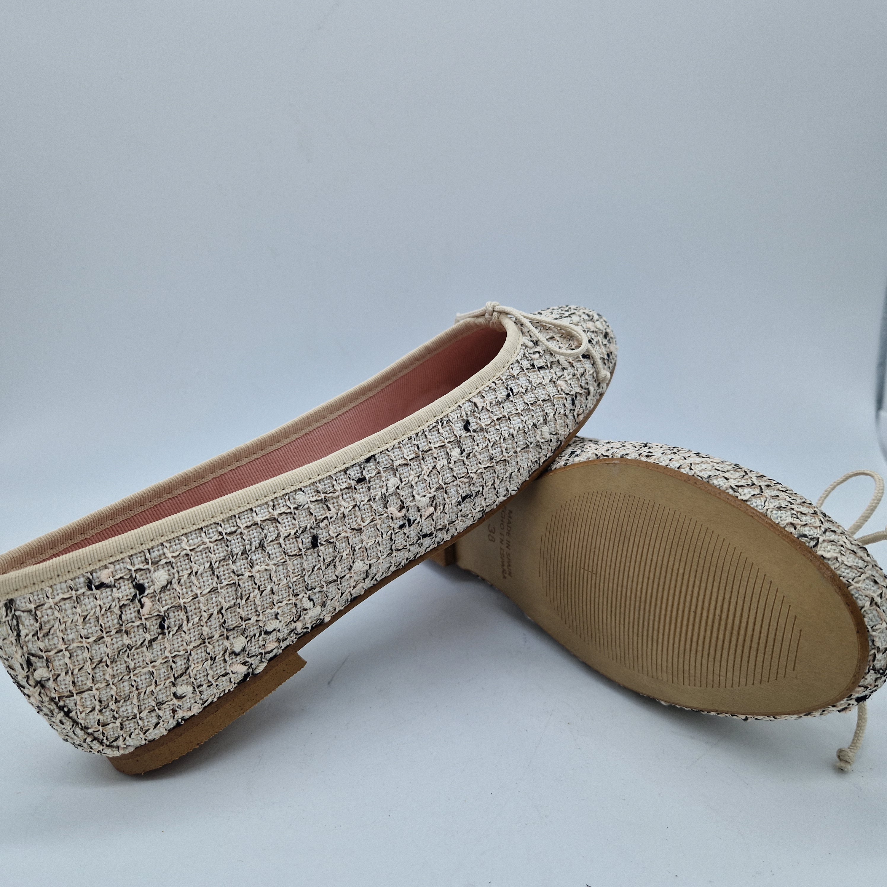 BAILARINA DE LINO BEIGE - 73501