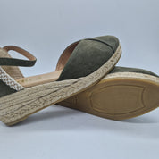 CUÑA ESPARTO EN ANTE KAKI - 73606