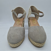 CUÑA DE ESPARTO EN ANTE TAUPE - 73634