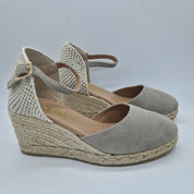 CUÑA DE ESPARTO EN ANTE TAUPE - 73634