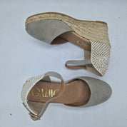 CUÑA DE ESPARTO EN ANTE TAUPE - 73634