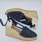 VALENCIANA DE ESPARTO EN SERRAJE NEGRO - 73806