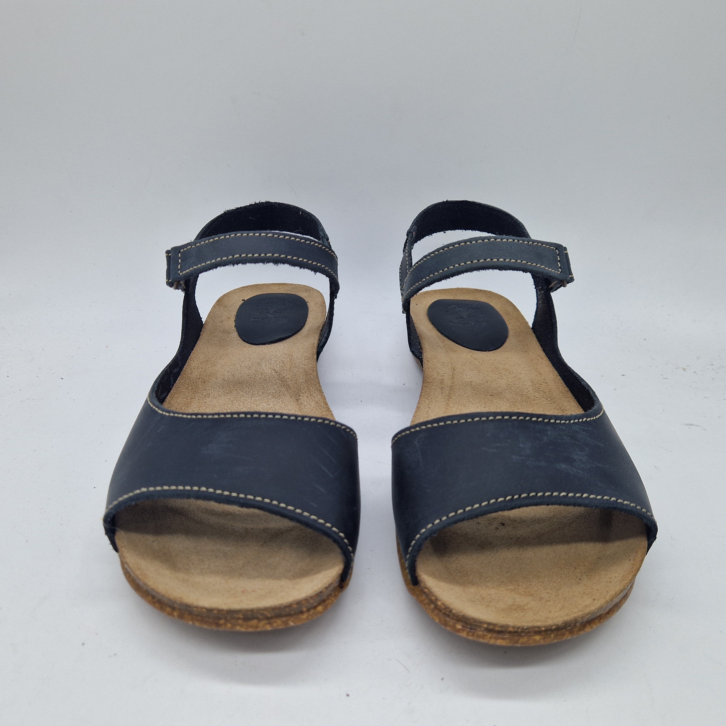 Sandalias de piel marino Interbios, modelo 73991, con diseño cómodo y elegante, ideales para verano y ocasiones casuales.