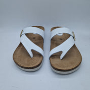 SANDALIA DE DEDO EN BLANCO - 74014