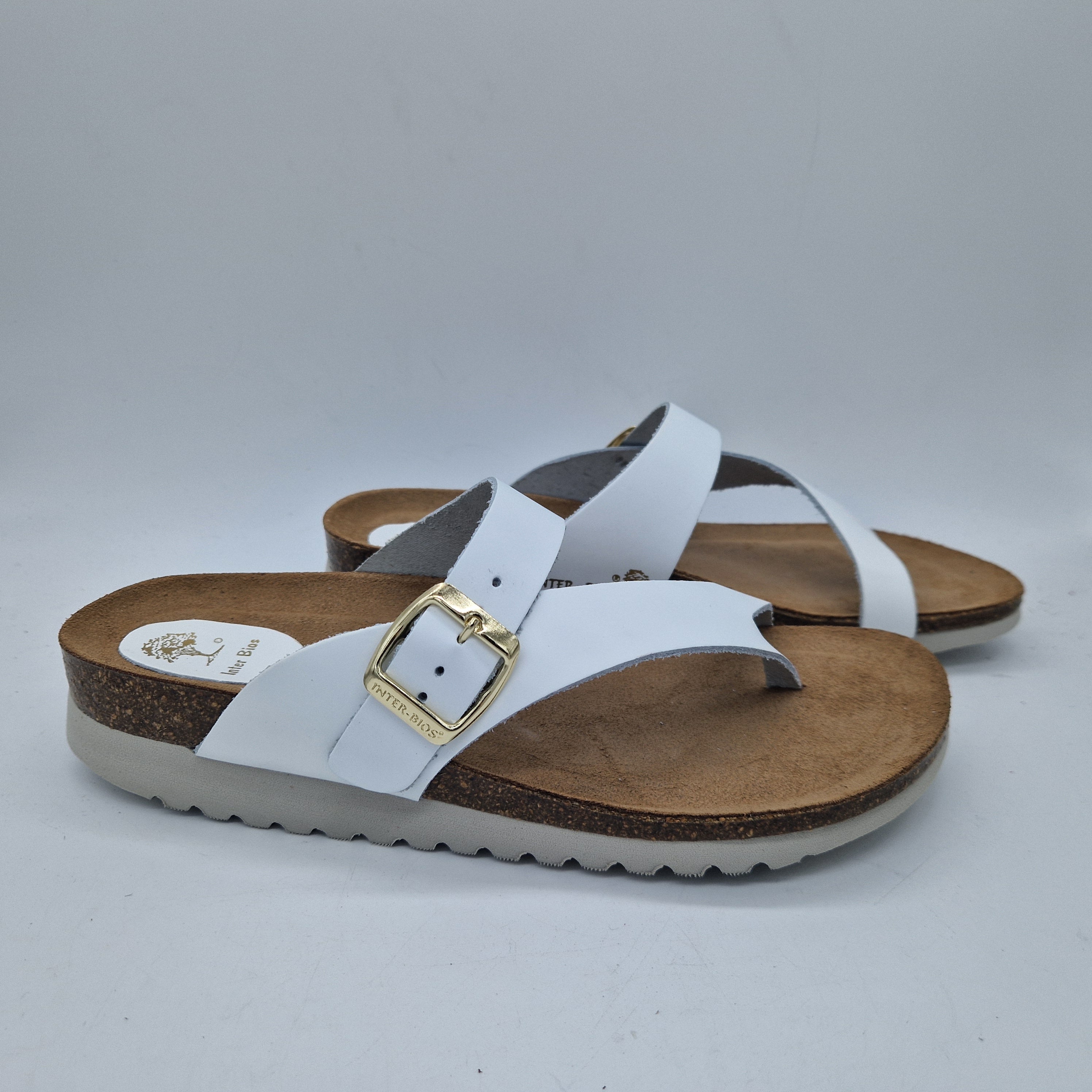 SANDALIA DE DEDO EN BLANCO - 74014