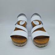 SANDALIA CUÑA EN BLANCO - 74019