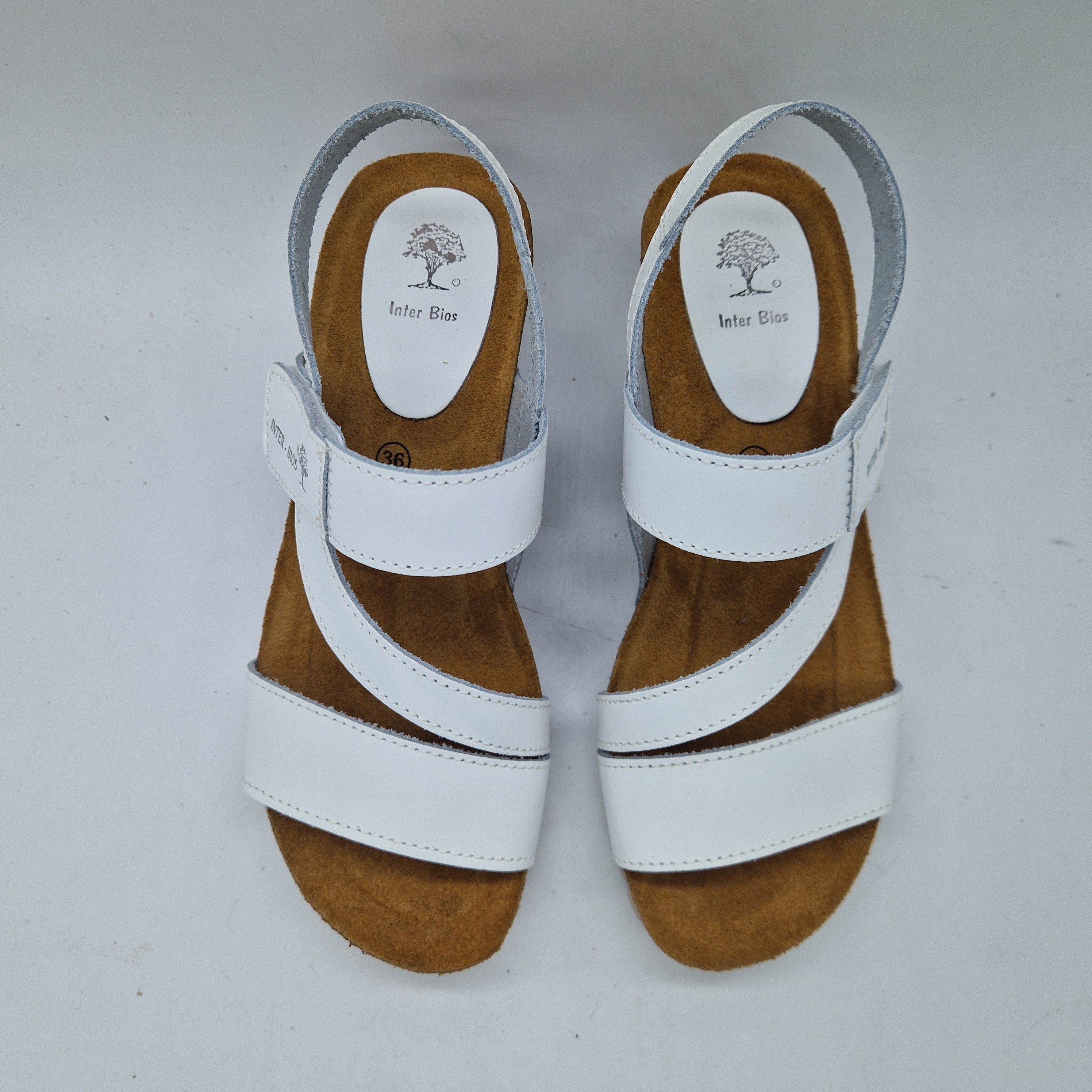 SANDALIA CUÑA EN BLANCO - 74019