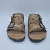 SANDALIA 2 HEBILLAS EN KAKI - 74058