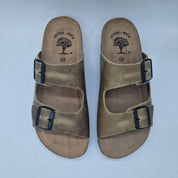 SANDALIA 2 HEBILLAS EN KAKI - 74058