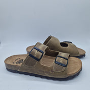 SANDALIA 2 HEBILLAS EN KAKI - 74058