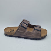 SANDALIA 2 HEBILLAS EN TAUPE - 74059