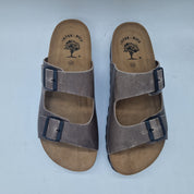 SANDALIA 2 HEBILLAS EN TAUPE - 74059