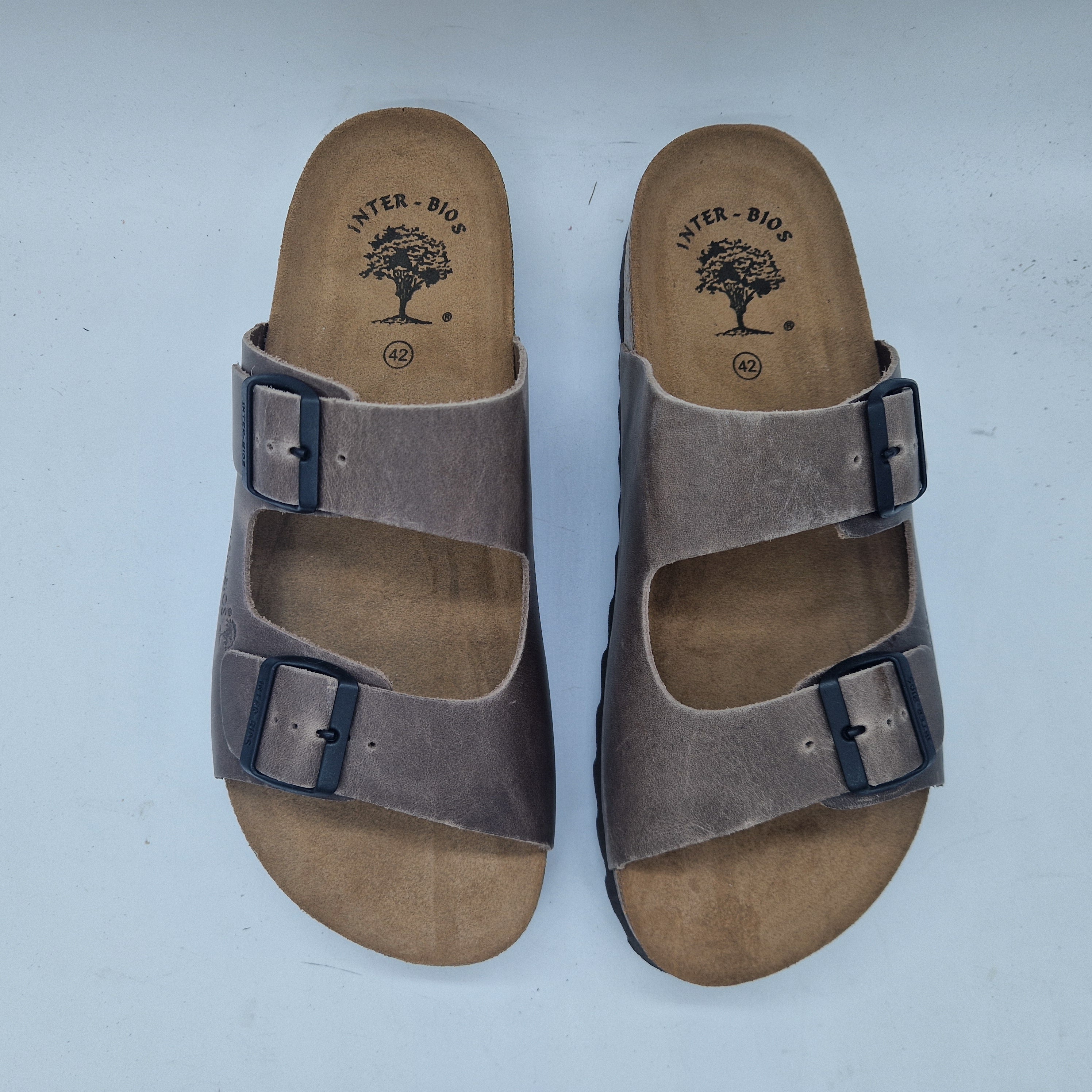 SANDALIA 2 HEBILLAS EN TAUPE - 74059