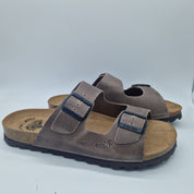 SANDALIA 2 HEBILLAS EN TAUPE - 74059
