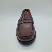 CASTELLANO DE ANTIFAZ EN PIEL ENGRASADA MARRÓN - 74179