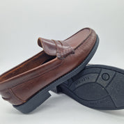 CASTELLANO DE ANTIFAZ EN PIEL ENGRASADA MARRÓN - 74179