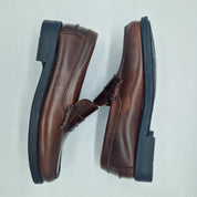 CASTELLANO DE ANTIFAZ EN PIEL ENGRASADA MARRÓN - 74179