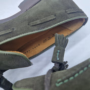 CASTELLANO DE BORLAS EN SERRAJE VERDE - 74187