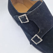 2 HEBILLAS EN SERRAJE NEGRO - 74203