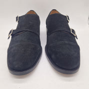 2 HEBILLAS EN SERRAJE NEGRO - 74203