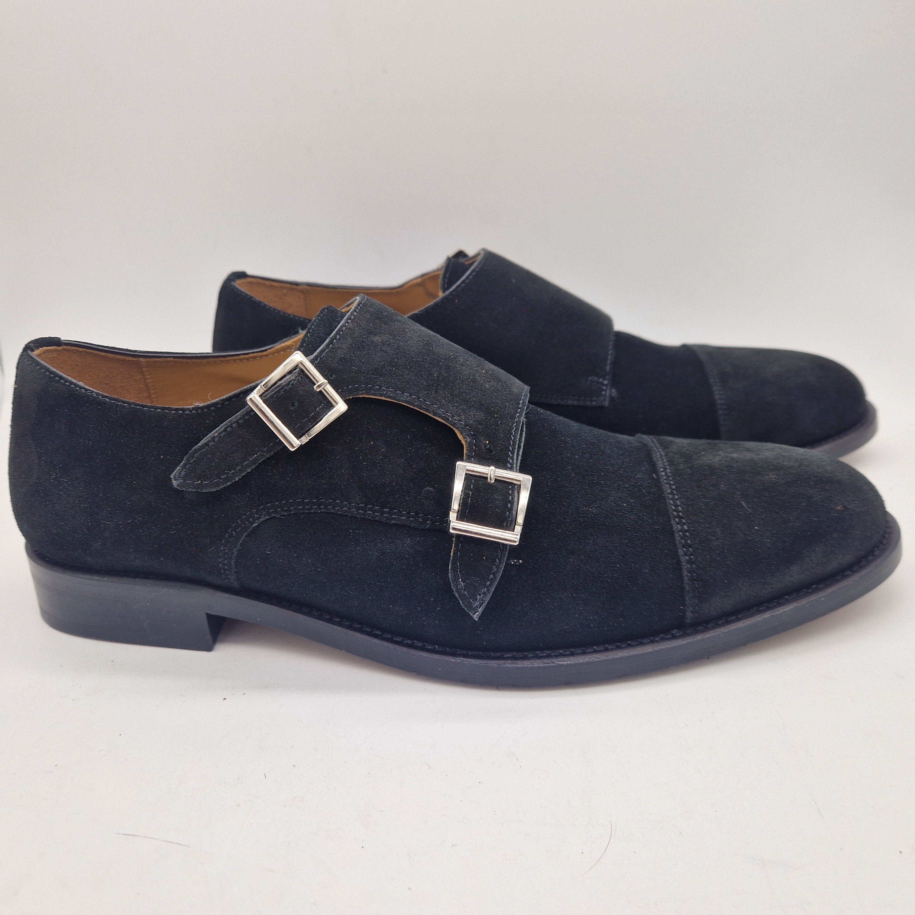 2 HEBILLAS EN SERRAJE NEGRO - 74203