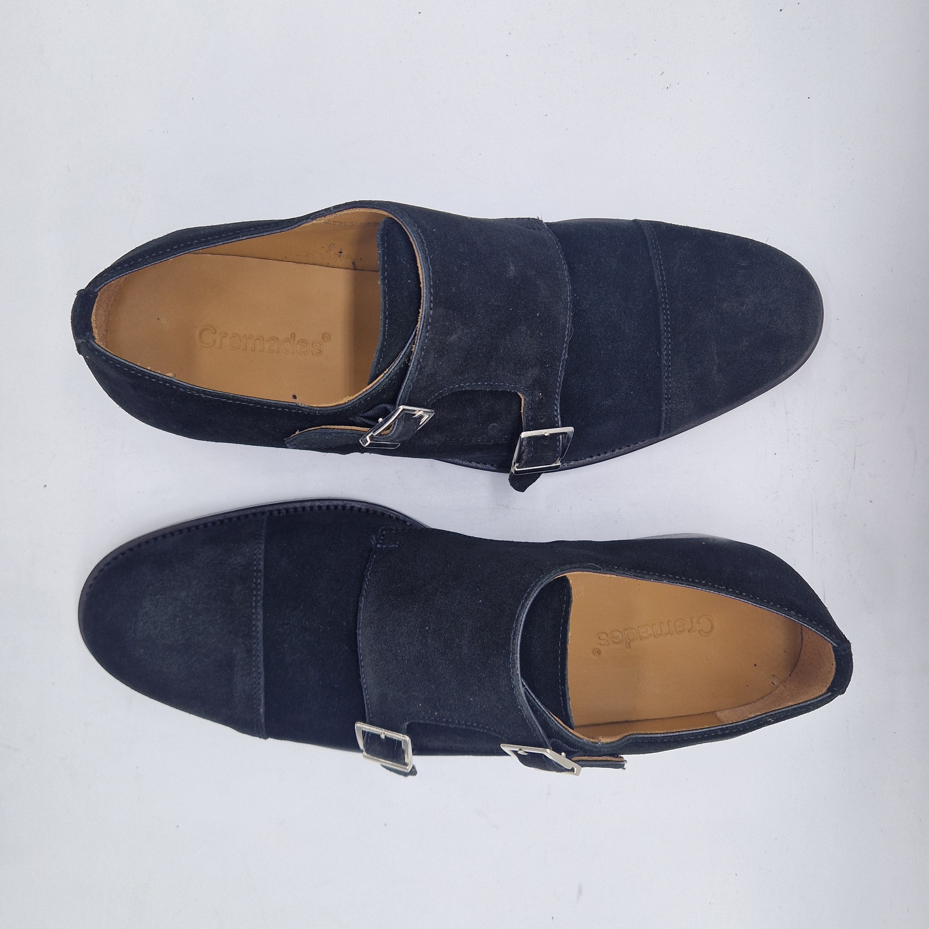 2 HEBILLAS EN SERRAJE NEGRO - 74203