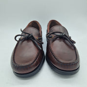 NAÚTICO CON LAZO EN PIEL ENGRASADA BURDEOS - 72411