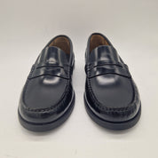 MOCASÍN EN PIEL NEGRA - 74236