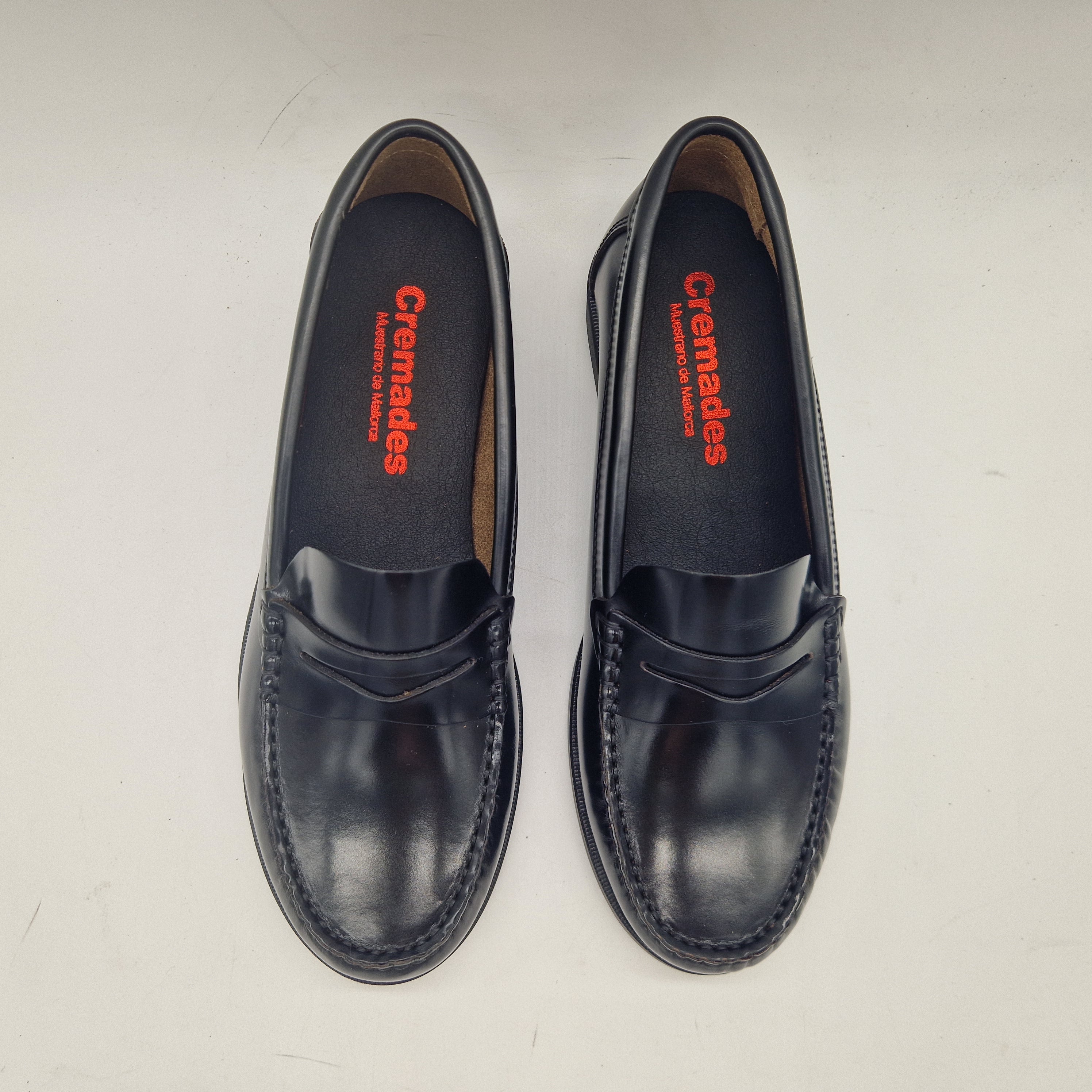 MOCASÍN EN PIEL NEGRA - 74236