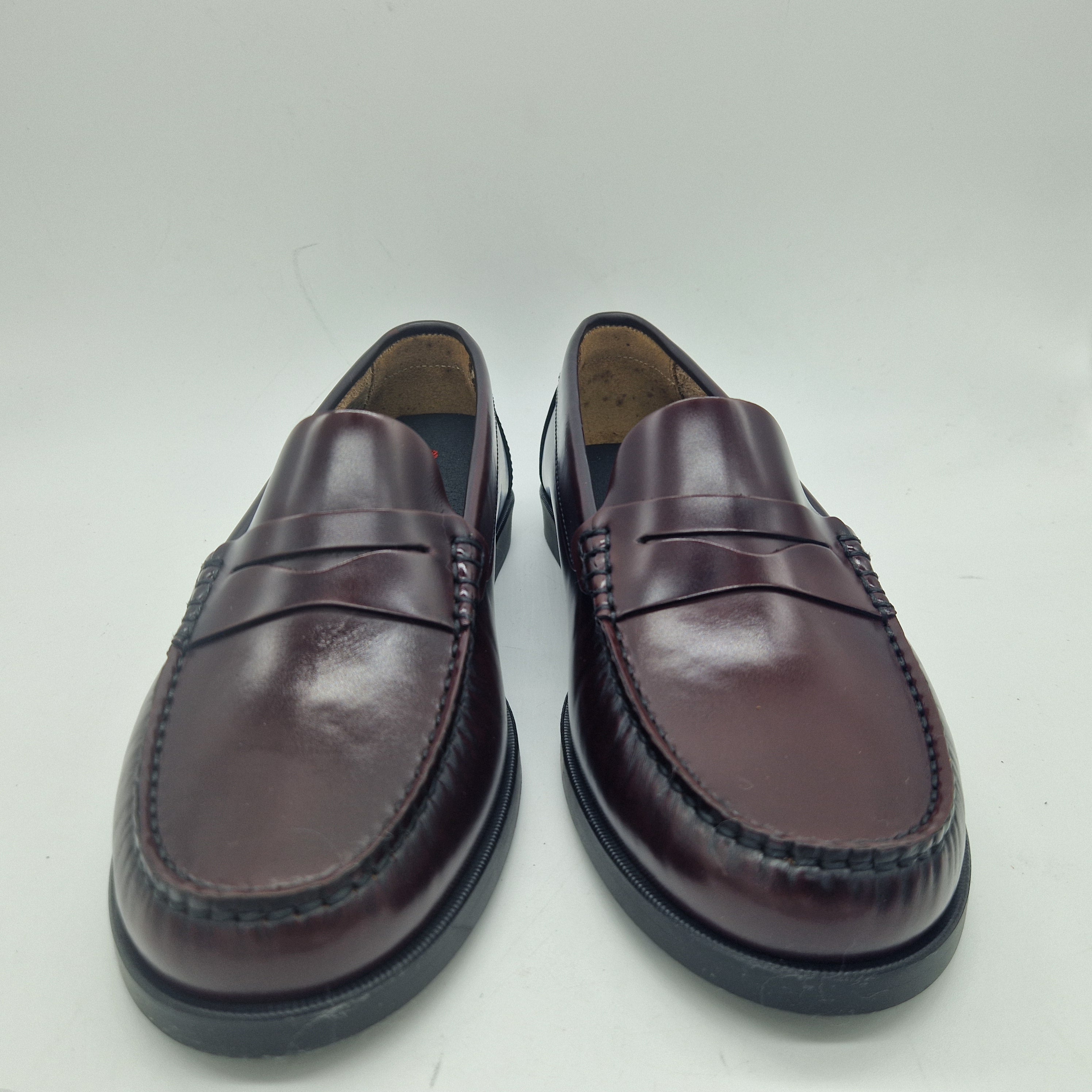 MOCASÍN EN PIEL BURDEOS - 74237