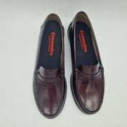 MOCASÍN EN PIEL BURDEOS - 74237