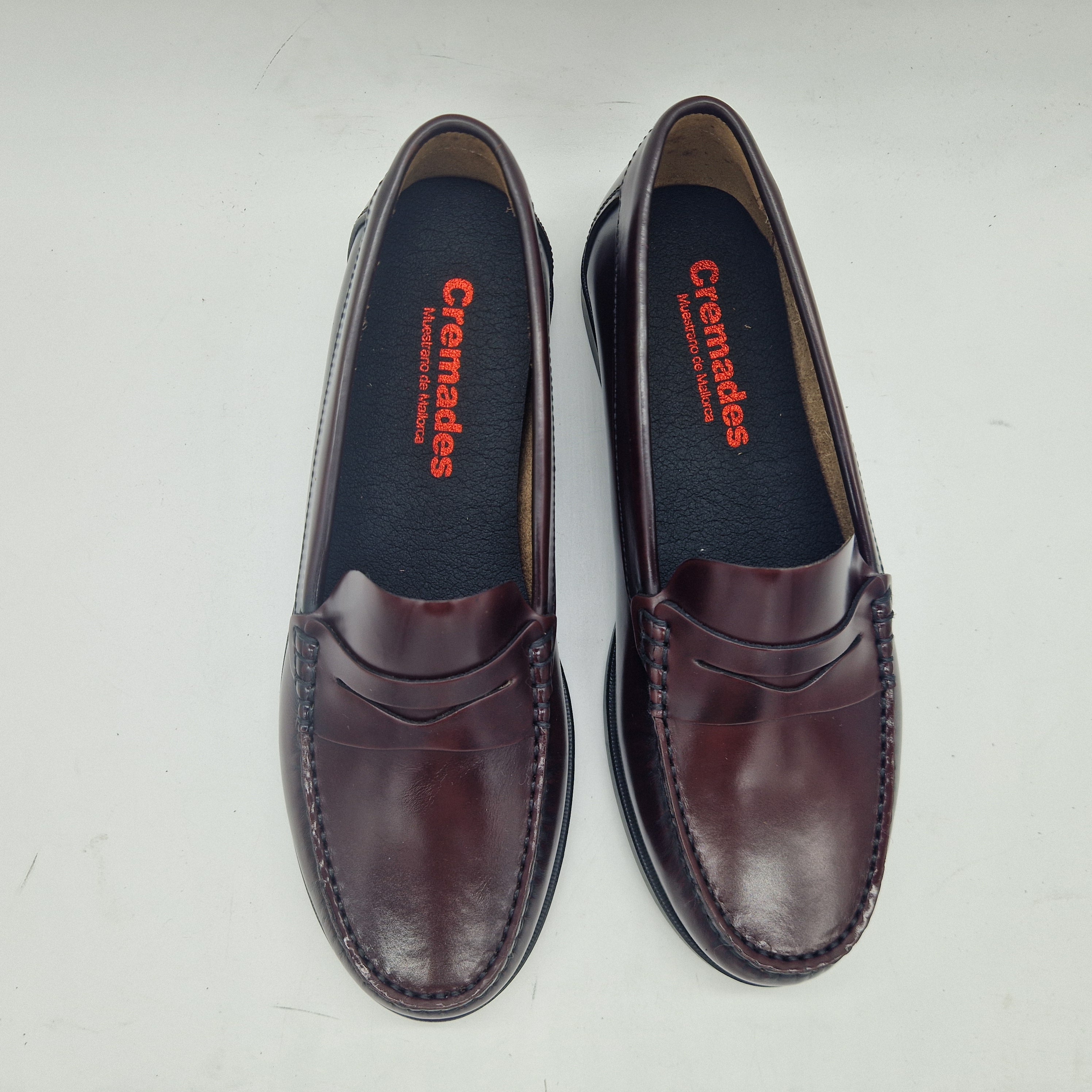 MOCASÍN EN PIEL BURDEOS - 74237