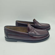 MOCASÍN EN PIEL BURDEOS - 74237