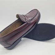 MOCASÍN EN PIEL BURDEOS - 74237