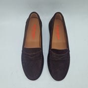 MOCASÍN EN SERRAJE MARRÓN - 74238