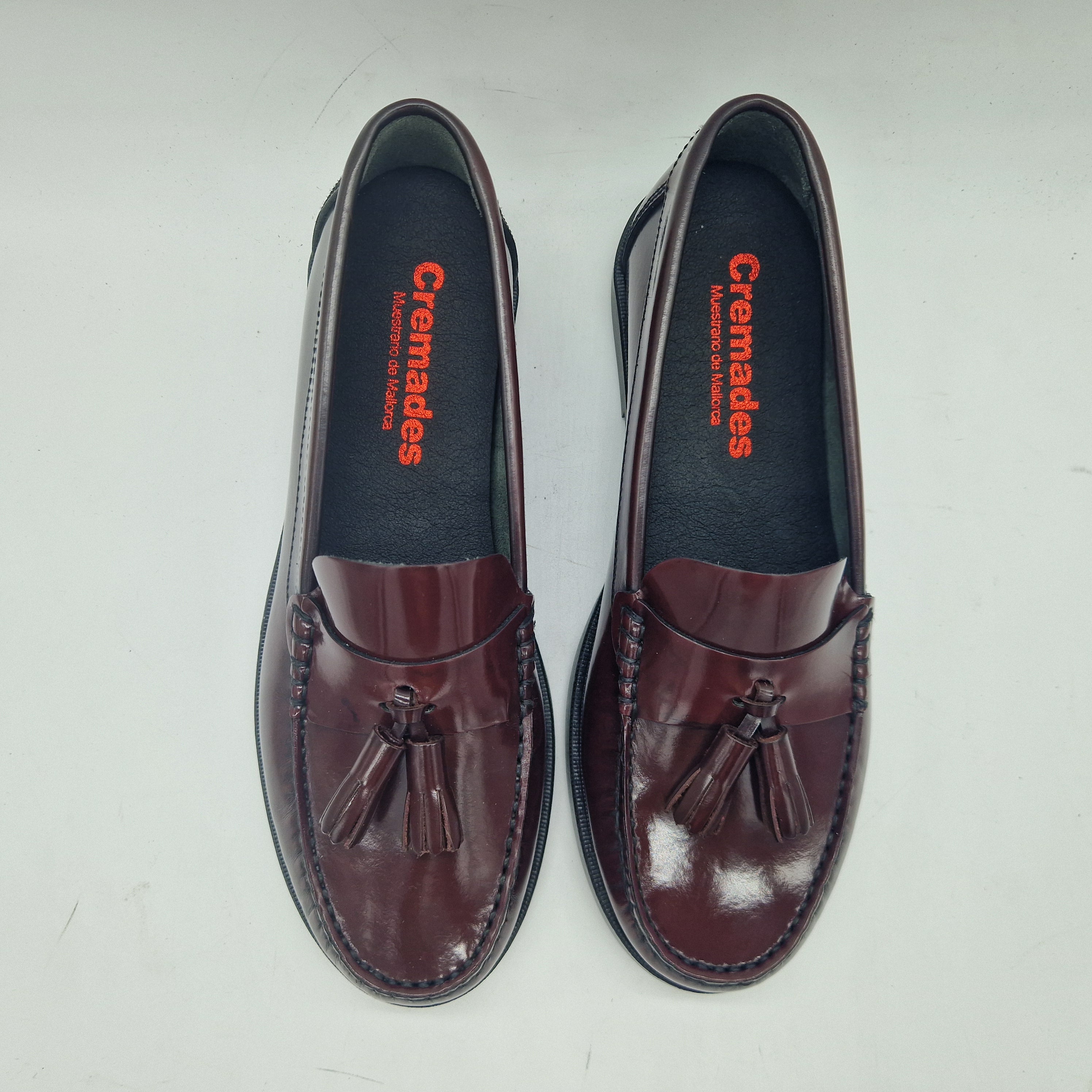 MOCASÍN EN PIEL BURDEOS - 74239