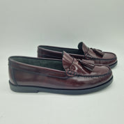 MOCASÍN EN PIEL BURDEOS - 74239