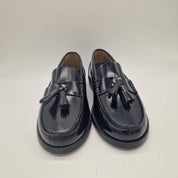 MOCASÍN EN PIEL NEGRA - 74240