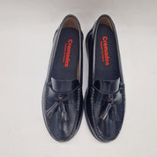 MOCASÍN EN PIEL NEGRA - 74240