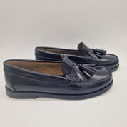 MOCASÍN EN PIEL NEGRA - 74240