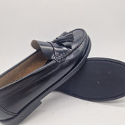 MOCASÍN EN PIEL NEGRA - 74240