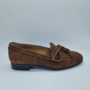 MOCASÍN DE LAZÓ EN SERRAJE MARRÓN - 74301