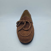 MOCASÍN DE LAZÓ EN SERRAJE MARRÓN - 74301