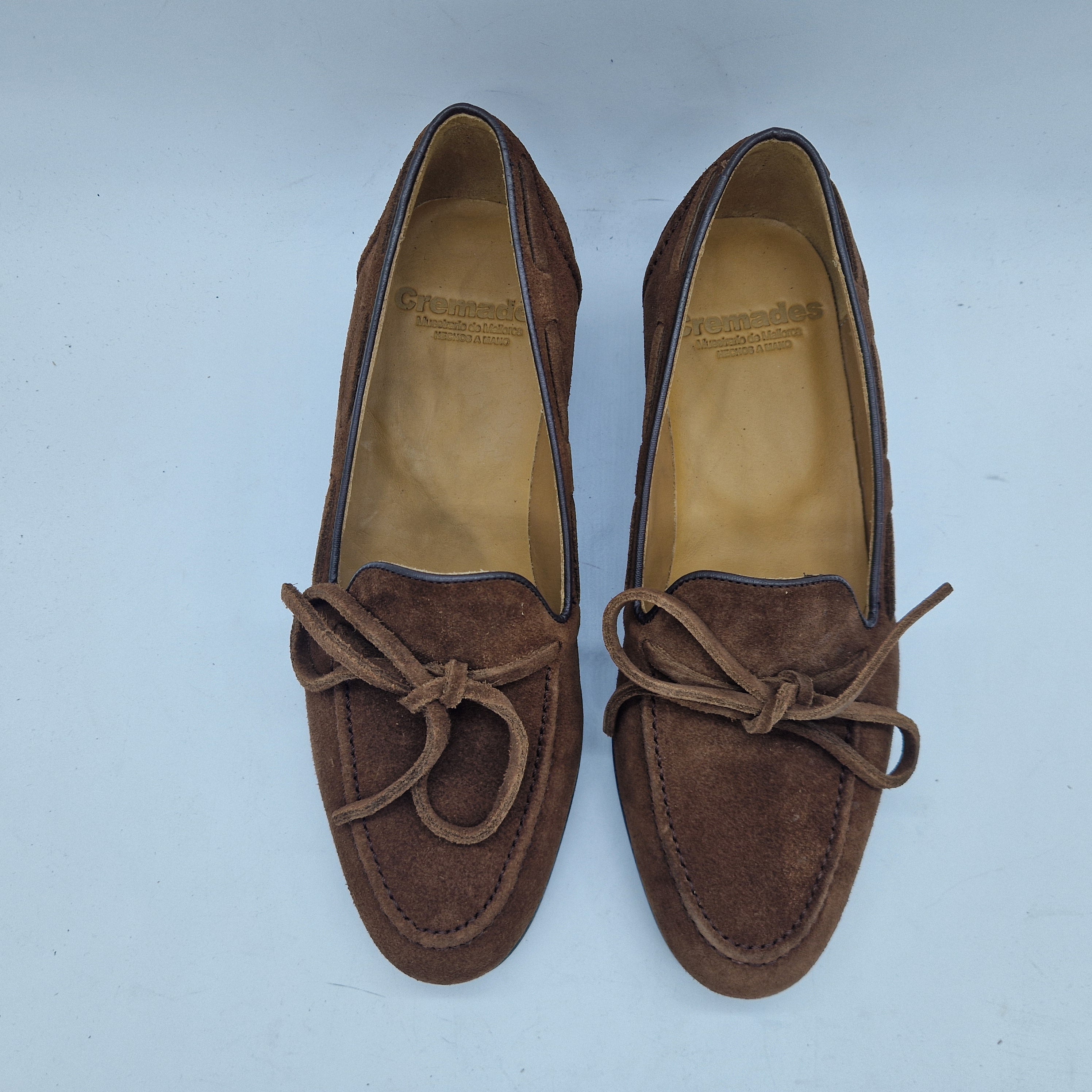 MOCASÍN DE LAZÓ EN SERRAJE MARRÓN - 74301