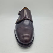 2 HEBILLAS EN PIEL MARRÓN - 74597