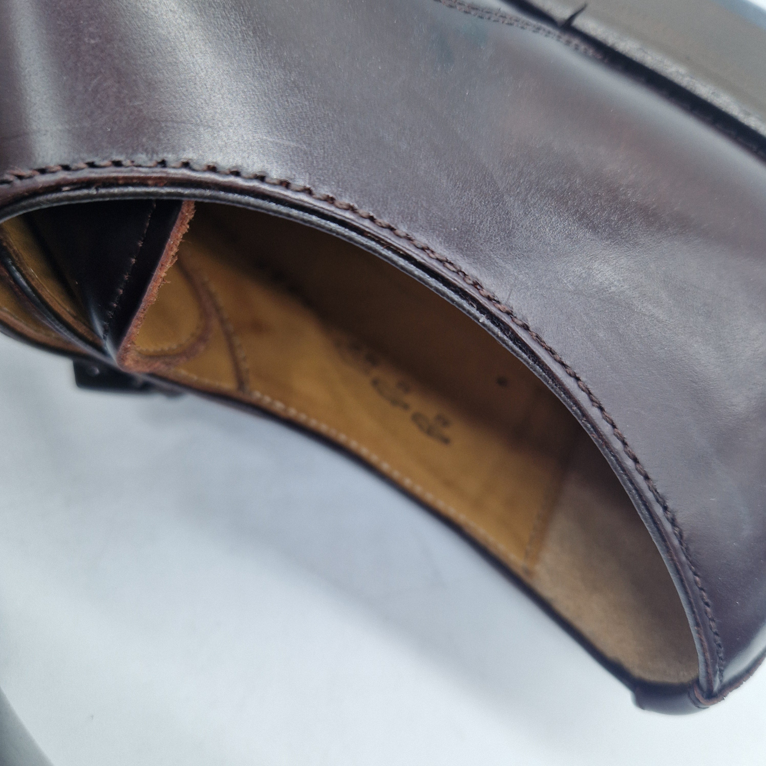 2 HEBILLAS EN PIEL MARRÓN - 74597