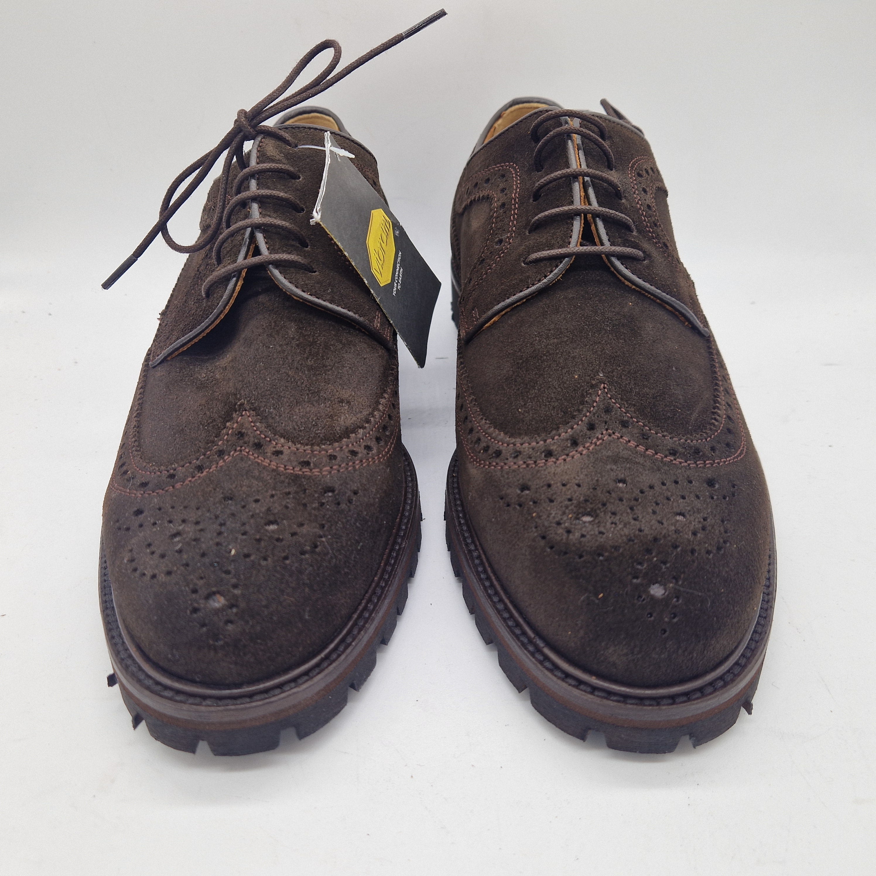 BLUCHER EN SERRAJE MARRÓN Y PISO VIBRAM - 74603