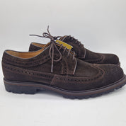 BLUCHER EN SERRAJE MARRÓN Y PISO VIBRAM - 74603